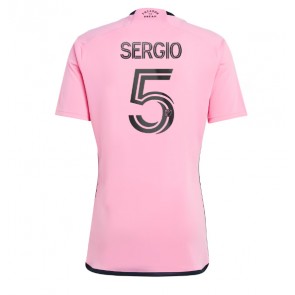 Inter Miami Sergio Busquets #5 Replika Hjemmebanetrøje 2024-25 Kortærmet